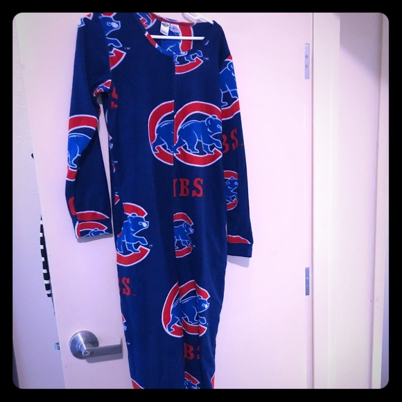 MLB Other - Chicago Cubs Adult L Footie Onezie Pajamas